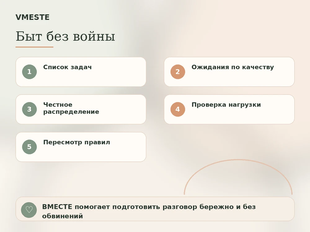 Быт без войны